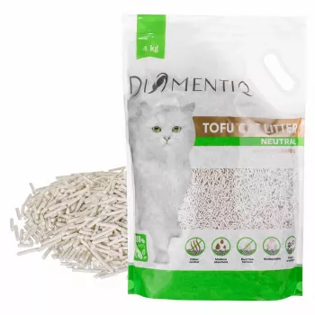 DIAMENTIQ Tofu Neutral Ultra clumping - augalinis kraikas - 4kg