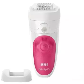 Braun Silk-epil 5 5-500 SensoSmart epiliatorius, rožinis/baltas