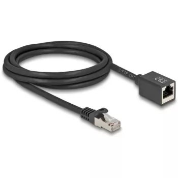 DeLOCK 90309 RJ-45 Cat6a tinklo kabelis 2 m Juodas
