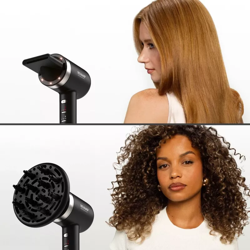 Plaukų džiovintuvas Revamp DR-7250-EU su infraraudonųjų ir jonų technologija