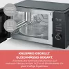 Kombinuota mikrobangų krosnelė SEVERIN MW 7798, ant stalviršio, 29 L, 900 W, juoda, 315 mm sukamoji lėkštė