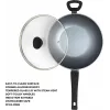 Wok Russell Hobbs RH01709EU 28 cm perlamutrinė nelipni keptuvė