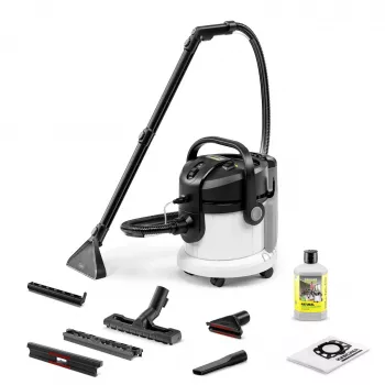 KARCHER Būgninis šlapio ir sauso valymo siurblys 1000 W, 4 L, be maišelio, juoda/pilka/balta | 1.081-155.0