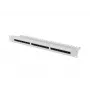 PATCH PANEL 24 PORT 1U 19 CAT.5E UTP SU KABELIŲ TVARKYTUVU PILKAS LANBERG