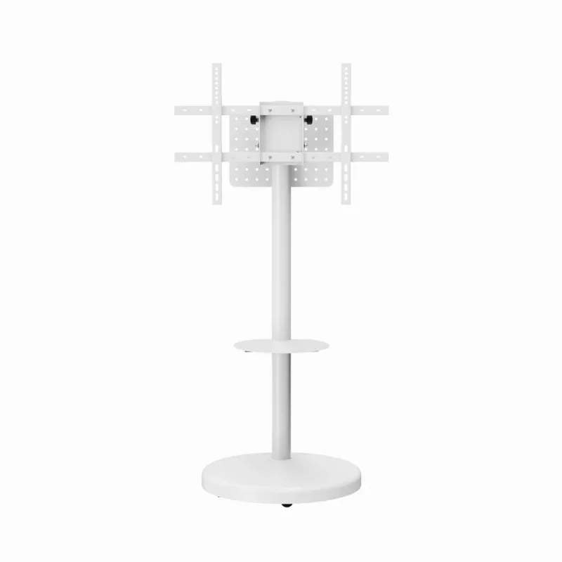 Grindinis TV stovas GEMBIRD TVS-86TR-01-W baltas, 37–86 colių, pasukamas ir pakreipiamas, VESA 200x200–600x400, maks. 50 kg
