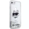 Karl Lagerfeld | Original Dėklas iPhone SE 2022/SE 2020/7/8 Karl Lagerfeld Kietas Dėklas Blizgučiai Choupette Galva (KLHCI8LNCHCS)
