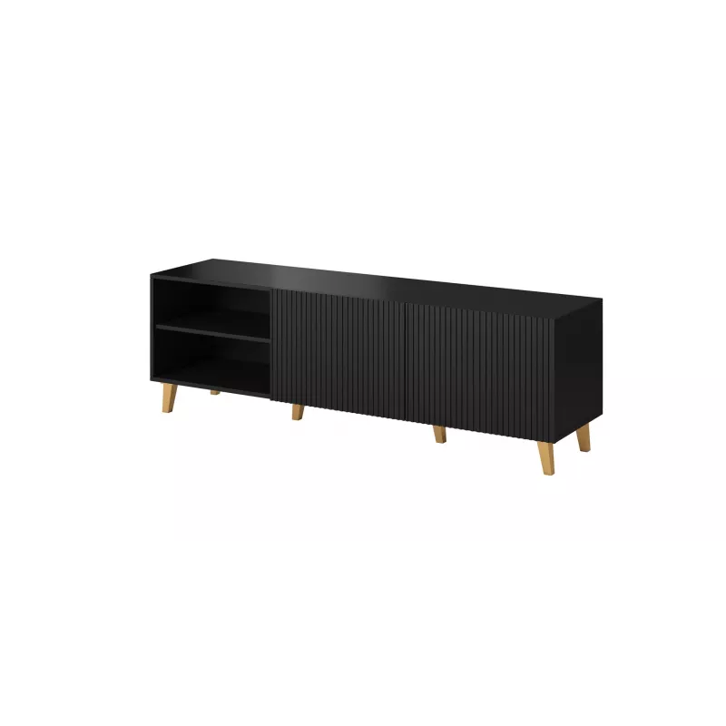 Cama RTV spintelė PAFOS 150x42x52 juodas matinis