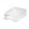 AD Class LAIKŲ PADĖKLAS LETTER TRAY Basic permatomas