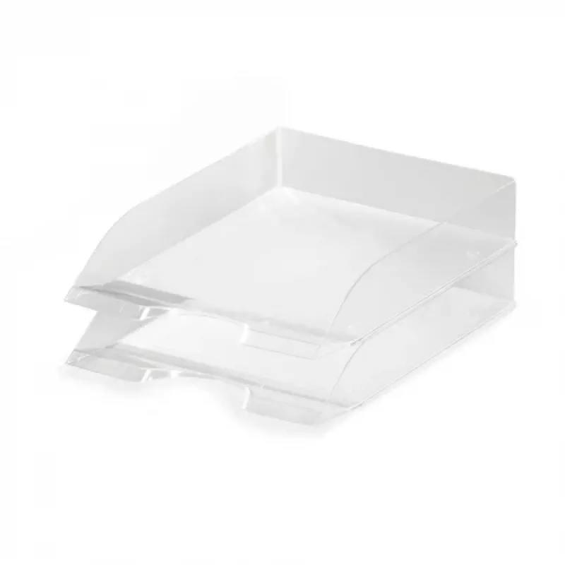 AD Class LAIKŲ PADĖKLAS LETTER TRAY Basic permatomas