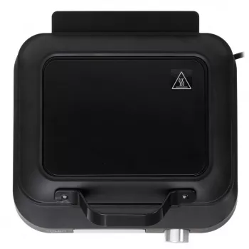 Vaflinė Adler AD 3087 – belgiška elektrinė vaflinė, 2200 W, 2 stačiakampės plokštės 9×17 cm, juoda