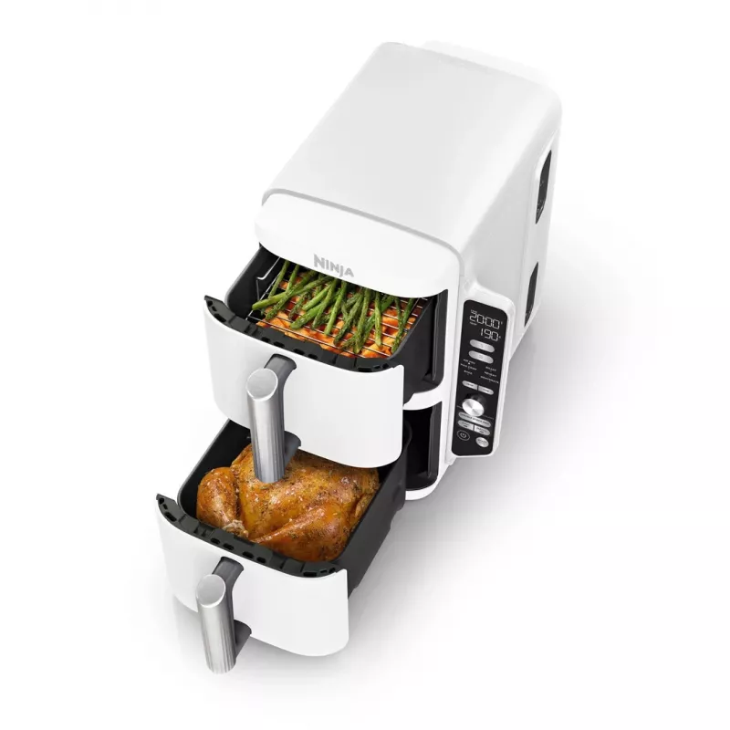 Oro gruzdintuvė SharkNinja SL400EUWH Dviguba 9,5 L 2470 W Balta