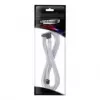 CableMod PCIe 12VHPWR StealthSense ModMesh pintas kabelis Corsair Type 5 RMx SHIFT 16 kontaktų į 90° 16 kontaktų, 65 cm, baltas