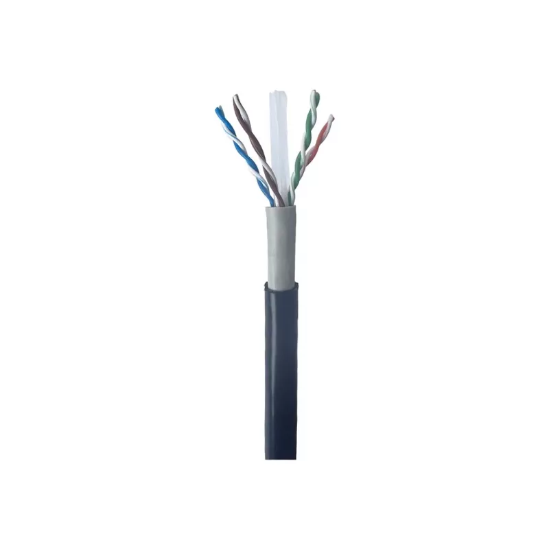 Gembird CAT6 UTP LAN lauko kabelis vientisas 305m juodas
