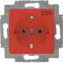 20 EUC/DV-217-101 SCHUKO kištukinis lizdas raudonas RAL3020 (2CKA002011A6251)