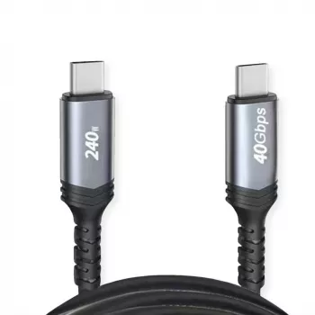 USB-C laidas VALUE 11.99.9086 USB4 Gen 3x2 1 m juodas