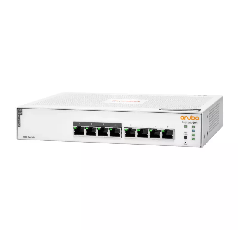HPE Aruba Switch IOn 1830 8G 65W Europa - valdomas tinklo jungiklis