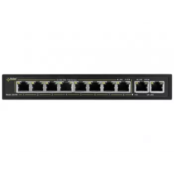 PULSAR SG108 tinklo jungiklis Gigabit Ethernet (10/100/1000) Power over Ethernet (PoE) Juodas