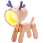 LED stalinė lempa RealPower 486313 rožinė, baterijomis maitinama