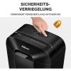 Fellowes Powershred LX50 popieriaus smulkintuvas, smulkinimas į daleles, juodos spalvos