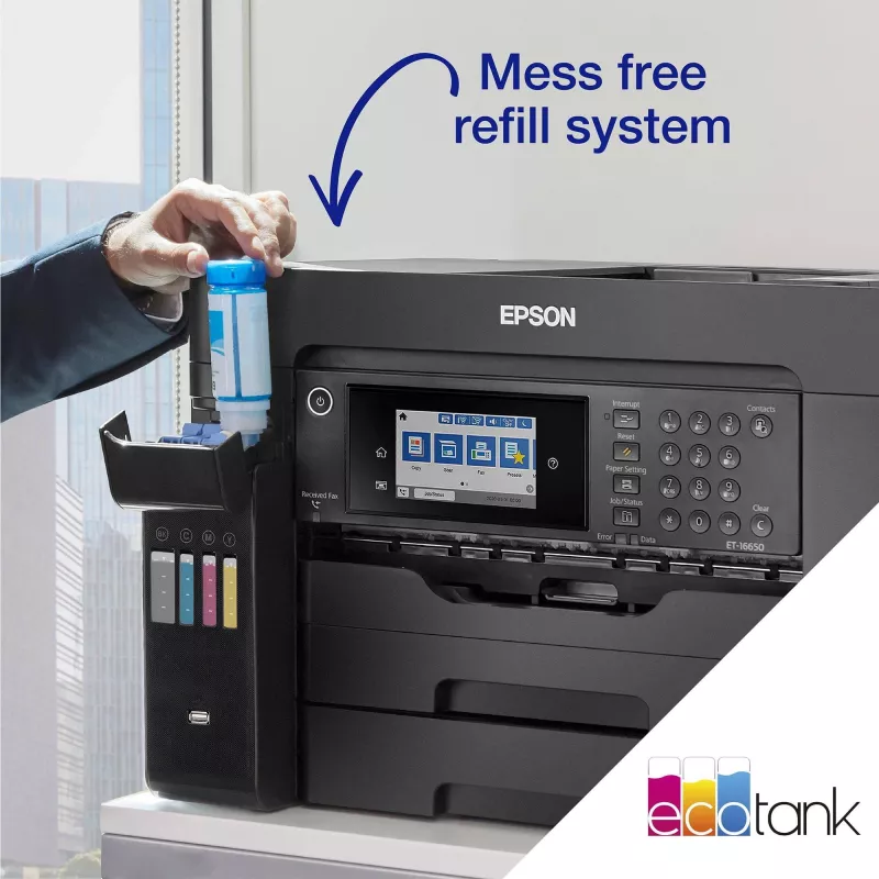 Epson EcoTank ET-16605 rašalinis spausdintuvas A3 4800 x 2400 DPI 32 ppm Wi-Fi