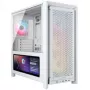 Corsair FRAME 4000D LCD RS korpusas, Midi-Tower, ATX, ARGB, grūdintas stiklas - Baltas