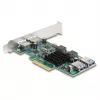 DeLOCK PCI Express x4 kortelė su 2 x USB 5 Gbps Type-A ir 2 x vidiniais USB