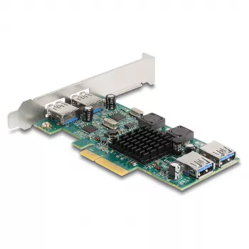 DeLOCK PCI Express x4 kortelė su 2 x USB 5 Gbps Type-A ir 2 x vidiniais USB