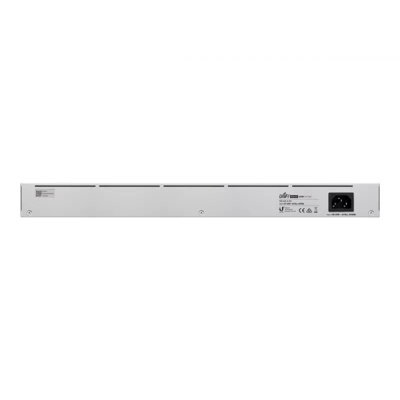 Ubiquiti UniFi 24 prievadų PoE valdomas jungiklis (L2/L3) Gigabit Ethernet (10/100/1000) Power over Ethernet (PoE) 1U sidabrinis