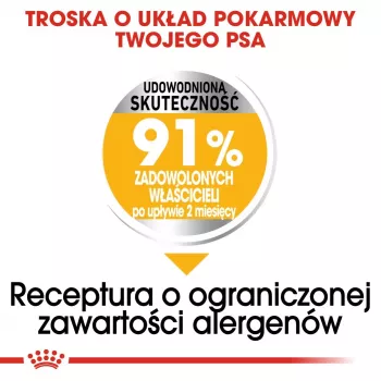 ROYAL CANIN Mini Dermacomfort – sausas ėdalas suaugusiems mažų veislių šunims su jautria, linkusia sudirgti oda – 3 kg