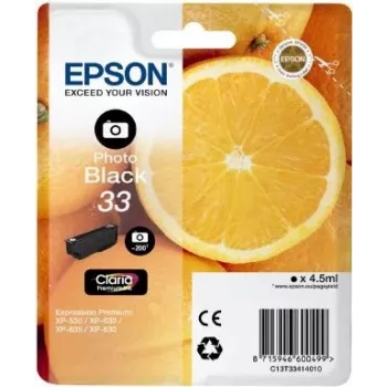 Epson Oranges C13T33414010 kasetė 1 vnt. Originali Fotografinė juoda