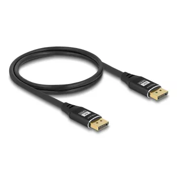 DeLOCK DisplayPort kabelis 8K 60 Hz 3 m Juodas Metalinis