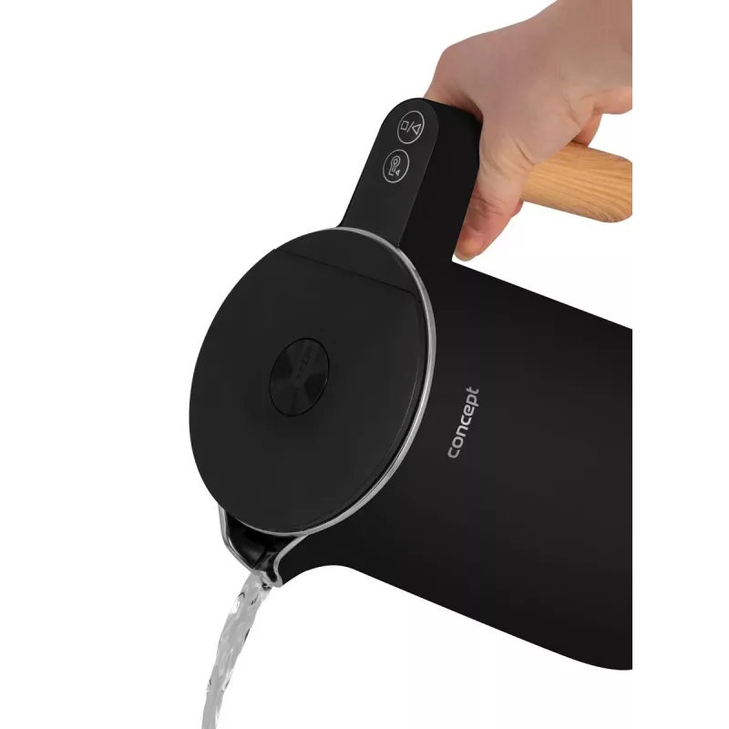 Elektrinis virdulys Double Wall 1,5 L Concept Black RK 3301