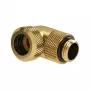 Barrow Multi-Link adapteris TWT90KND-K12 90° G1/4 vyriškas prie 12 mm kieto vamzdelio, pasukamas, auksinis