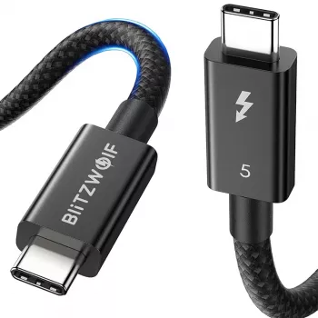 USB-C laidas BlitzWolf BW-HDC8 1,5 m 240W juodas