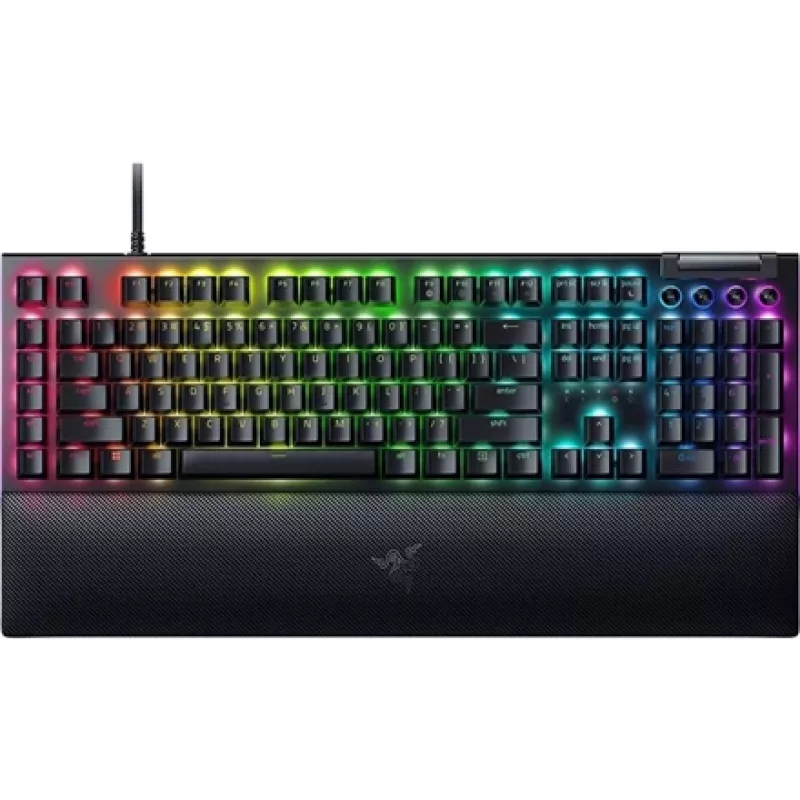 Razer BlackWidow V4 RZ03-04691800-R3M1 žaidimų klaviatūra, laidas USB, QWERTY JAV anglų, juoda