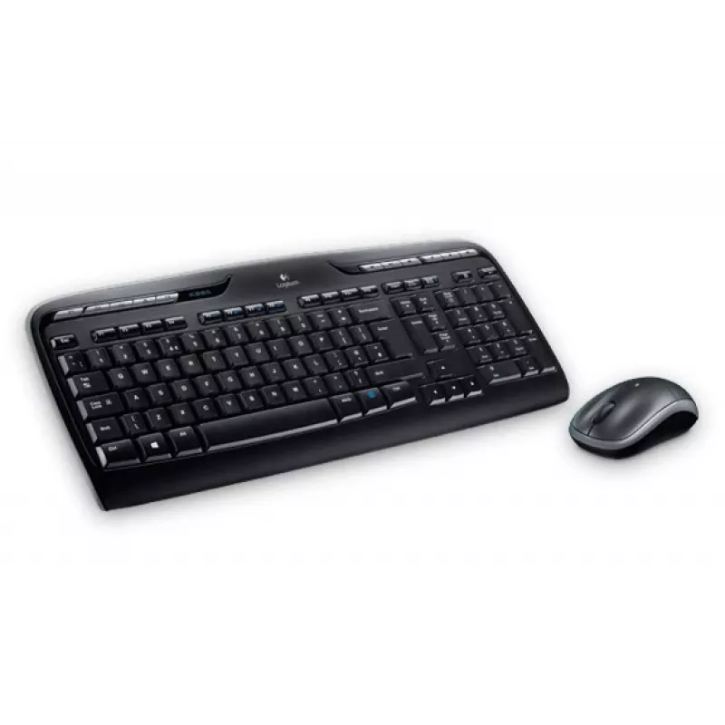Belaidis klaviatūros ir pelės rinkinys Logitech MK330, US QWERTY, juodas