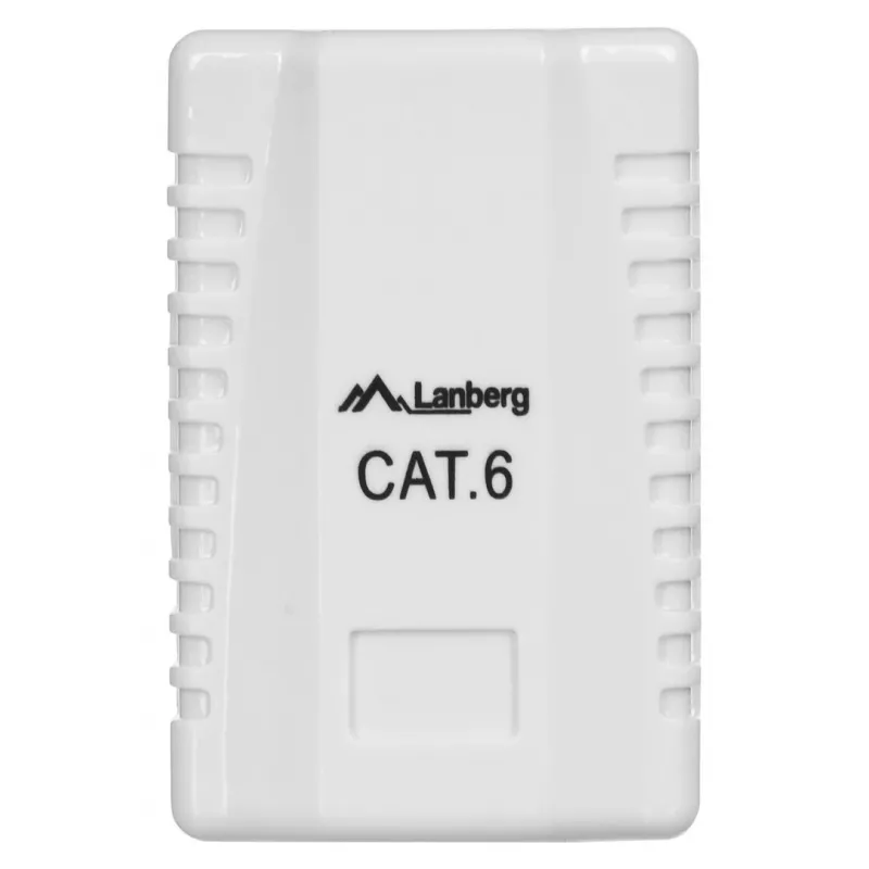 LANBERG OU6-0001-W – montažinė RJ-45 lizdo dėžutė, Cat6, balta