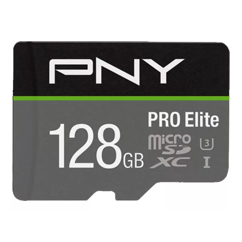 MicroSDXC atminties kortelė PNY PRO Elite 128GB UHS-I, modelis P-SDU128V31100PRO-GE