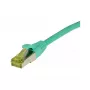 Patch laidas RJ45, CAT6A 500MHz, 2 m, žalias, S-STP(S/FTP), TPE/LSZH(Ultraflex), AWG26, su Cat.7 žaliava, Synergy 21 (S217675)