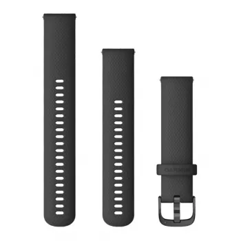Garmin 010-12932-11 Juodas silikoninis dirželis