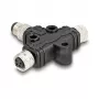 DeLOCK M8 T-Splitter A-koduotas 4 kontaktų kabelio skirstytuvas 1 x kištukas į 2 x lizdą