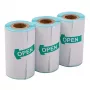 Hismart HS083410 lipnių etikečių popieriaus ritinėliai terminiam spausdintuvui (52 x 30 mm, 3 vnt.)