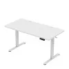 Ergonomiškas stalas mark adler Leader 7.3 White – reguliuojamas aukštis, balta spalva