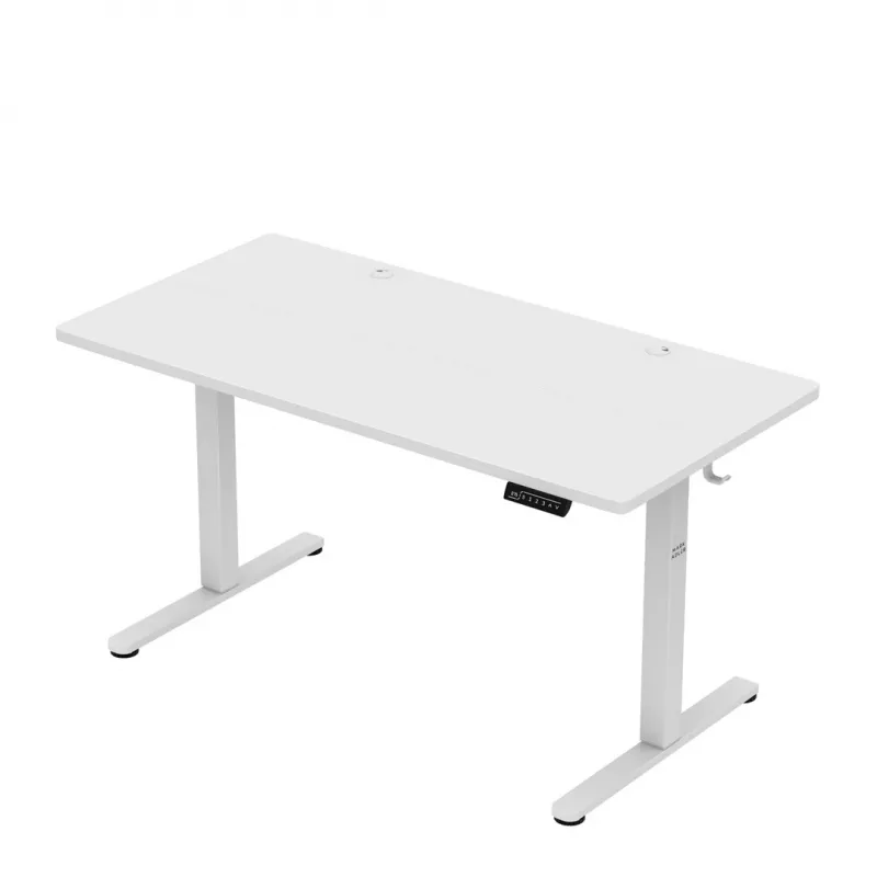 Ergonomiškas stalas mark adler Leader 7.3 White – reguliuojamas aukštis, balta spalva