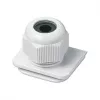 JUNG 893-2 tvirtinimo rinkinys, baltas termoplastikas, priedas elektros jungikliams ir kištukiniams lizdams