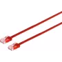 Shiverpeaks 75711-SLR Ethernet pataisos laidas raudonas
