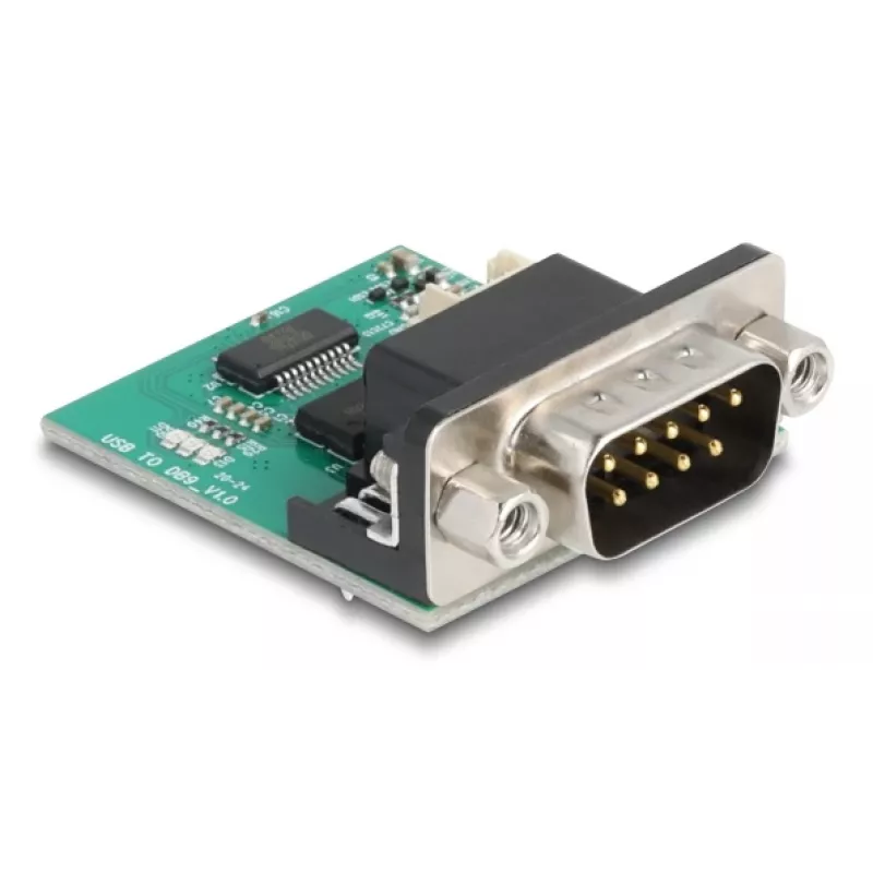 DeLOCK 90781 USB 2.0 į RS-232 keitiklis kartotuvas izoliatorius, juoda/žalia