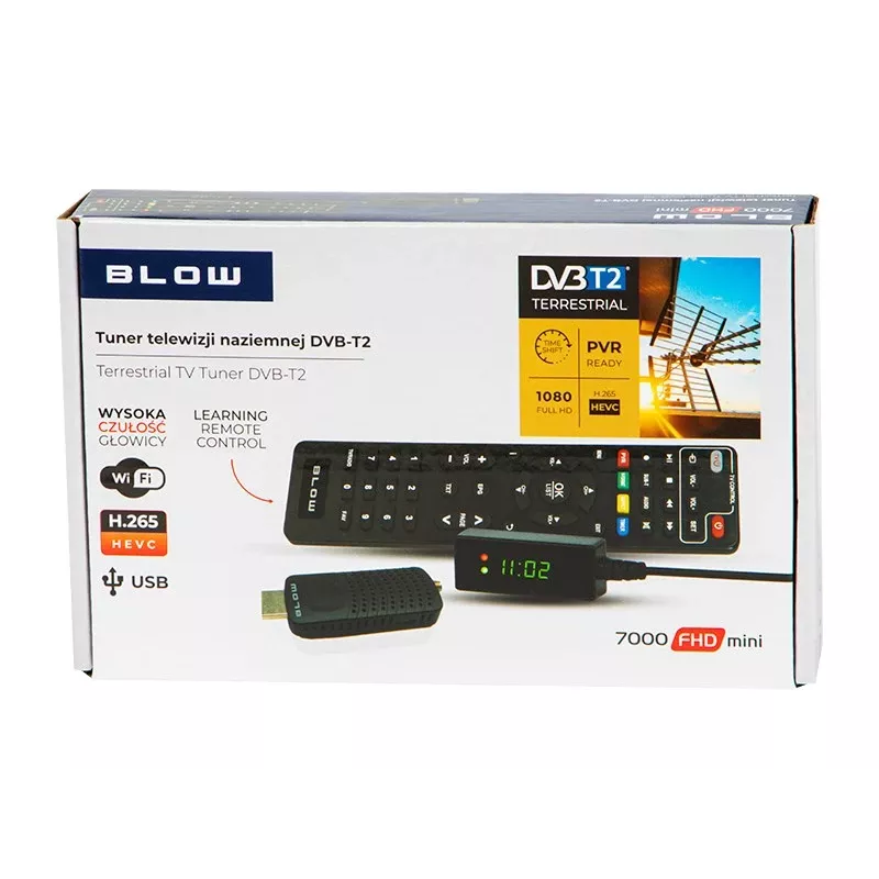 DVB-T2 imtuvas BLOW 7000FHD MINI H.265