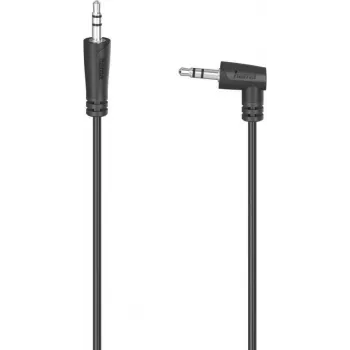 Garso kabelis Hama 00200723 1,5 m 3,5 mm lizdas – lizdas juodas