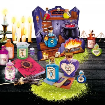 Mokomasis chemijos rinkinys Liscianigiochi Crazy Science Witches House (modelis 304-PL100255)
